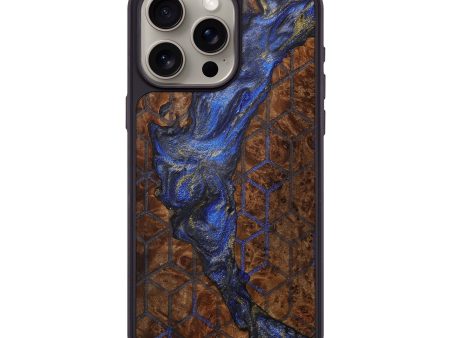 iPhone 15 Pro Max Wood+Resin Phone Case - Clint (Pattern, 707479) on Sale