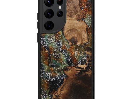 Galaxy S22 Ultra Wood+Resin Phone Case - Annalise (Cosmos, 709886) For Sale