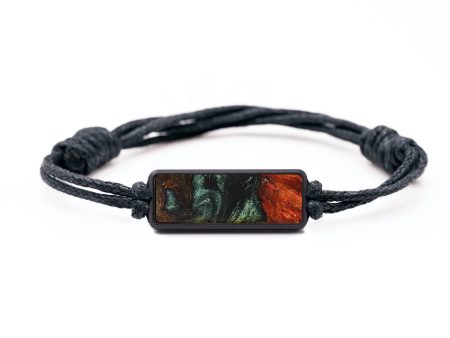 Classic Wood+Resin Bracelet - Jonathan (Green, 709170) For Sale