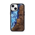 iPhone 13 Wood+Resin Phone Case - Raquel (Blue, 708378) on Sale