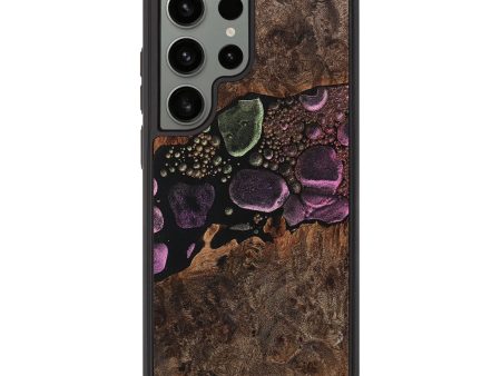 Galaxy S23 Ultra Wood+Resin Phone Case - Adonis (Chameleon, 706706) Online Hot Sale