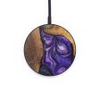 Circle Wood+Resin Wireless Charger - Aleah (Purple, 709067) Discount