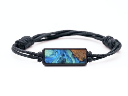 Classic Wood+Resin Bracelet - Jesse (Blue, 709181) Online