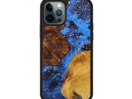 iPhone 12 Pro Wood+Resin Phone Case - Doreen (Cosmos, 706126) Online