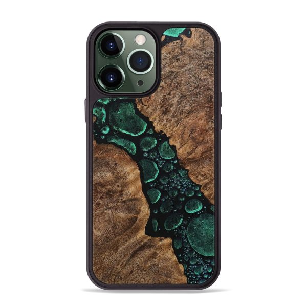 iPhone 13 Pro Max Wood+Resin Phone Case - Arthur (Chameleon, 706676) Discount