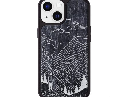 iPhone 13 Wood+Resin Phone Case - Roaming - Ebony (Curated) Online Hot Sale