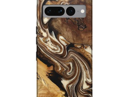 Pixel 7 Pro Wood+Resin Live Edge Phone Case - Lena (Black & White, 710302) Supply