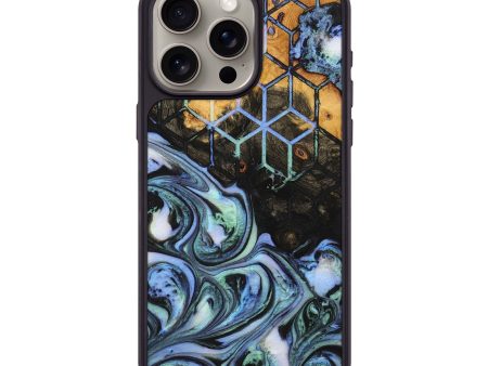 iPhone 15 Pro Max Wood+Resin Phone Case - Chandler (Pattern, 710346) Hot on Sale