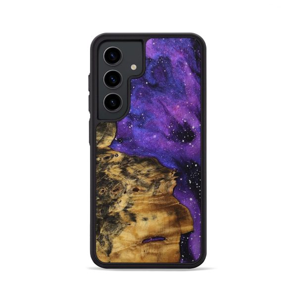 Galaxy S24 Wood+Resin Phone Case - Alex (Cosmos, 708192) Cheap