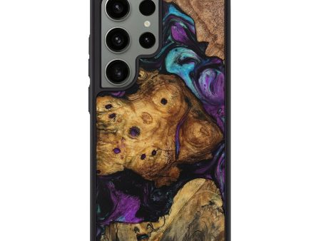 Galaxy S24 Ultra Wood+Resin Phone Case - Stacy (Mosaic, 708663) For Discount