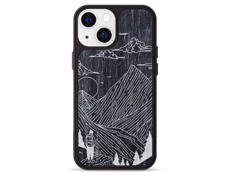 iPhone 13 mini Wood+Resin Phone Case - Roaming - Ebony (Curated) Online Hot Sale