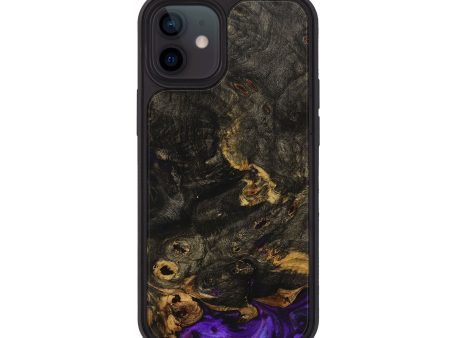 iPhone 12 Wood+Resin Phone Case - Jacob (Wood Burl, 706980) Cheap