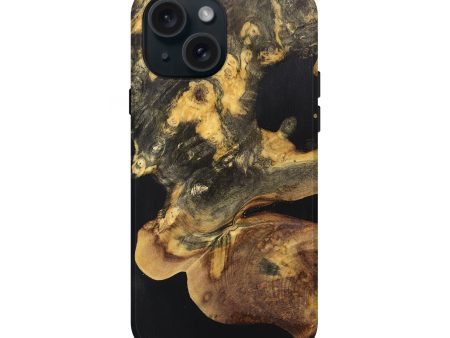 iPhone 15  Live Edge Phone Case - Elaine (Wood Burl, 707095) Hot on Sale