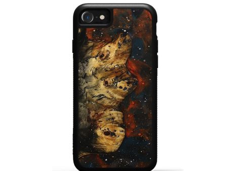 iPhone SE Wood+Resin Phone Case - Betsy (Cosmos, 707702) For Sale