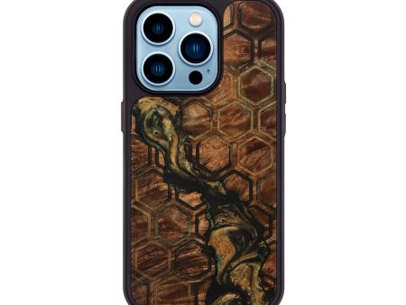 iPhone 14 Pro Wood+Resin Phone Case - Fatima (Pattern, 707353) Cheap