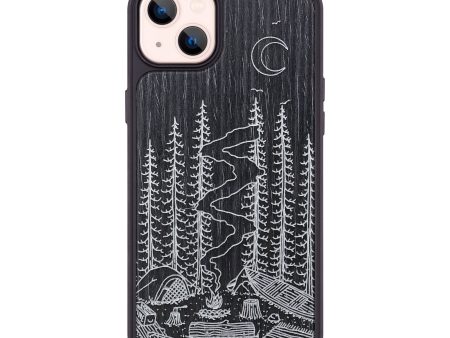 iPhone 14 Plus Wood+Resin Phone Case - Camp - Ebony (Curated) Discount