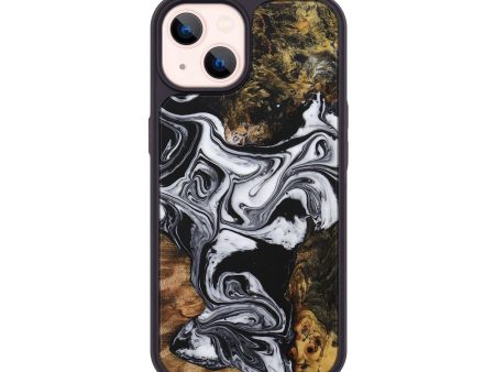 iPhone 14 Wood+Resin Phone Case - April (Mosaic, 708237) Online Sale