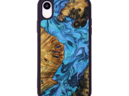 iPhone Xr Wood+Resin Phone Case - Aden (Mosaic, 709803) Online Sale