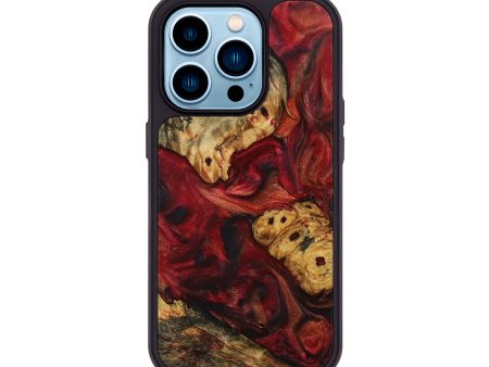 iPhone 14 Pro Wood+Resin Phone Case - Shirley (Mosaic, 709824) Supply