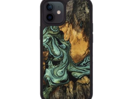 iPhone 12 Wood+Resin Phone Case - Fernanda (Mosaic, 709804) Online