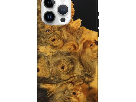 iPhone 15 Pro Max Wood+Resin Live Edge Phone Case - Alejandro (Wood Burl, 710468) Online Hot Sale