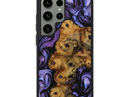 Galaxy S24 Ultra Wood+Resin Phone Case - Robbie (Purple, 708705) Online Hot Sale