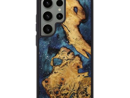 Galaxy S24 Ultra Wood+Resin Phone Case - Thiago (Cosmos, 708214) For Sale