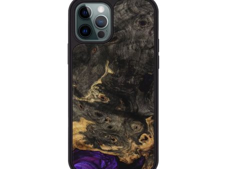 iPhone 12 Pro Wood+Resin Phone Case - Adalyn (Wood Burl, 707854) on Sale