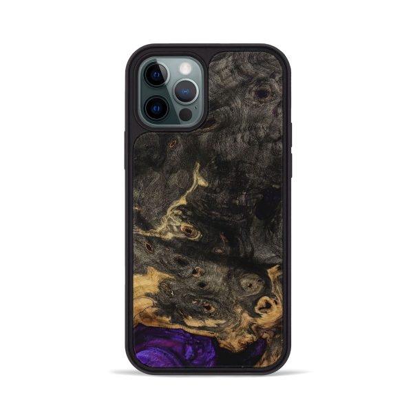 iPhone 12 Pro Wood+Resin Phone Case - Adalyn (Wood Burl, 707854) on Sale