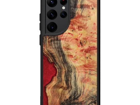 Galaxy S22 Ultra Wood+Resin Phone Case - Julianna (Wood Burl, 708671) Discount