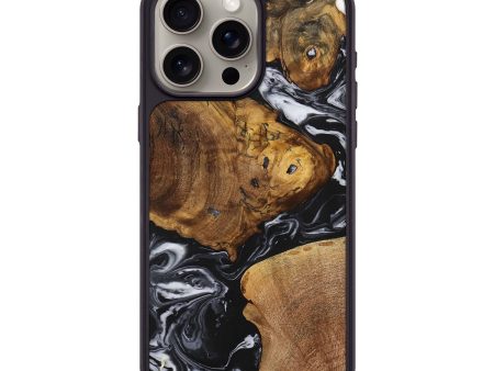 iPhone 15 Pro Max Wood+Resin Phone Case - Cassie (Mosaic, 708231) Fashion