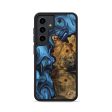 Galaxy S24 Wood+Resin Phone Case - Aliyah (Blue, 708928) Online Sale