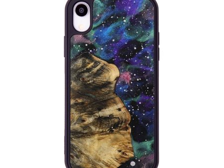 iPhone Xr Wood+Resin Phone Case - Dante (Cosmos, 707837) For Cheap