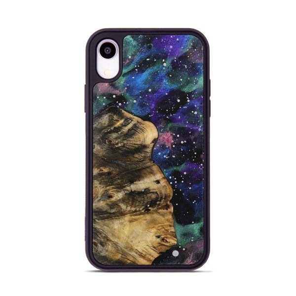 iPhone Xr Wood+Resin Phone Case - Dante (Cosmos, 707837) For Cheap