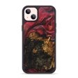 iPhone 14 Plus Wood+Resin Phone Case - Carrie (Red, 709624) For Discount