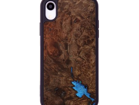 iPhone Xr Wood+Resin Phone Case - Lorraine (Wood Burl, 705566) Online Sale