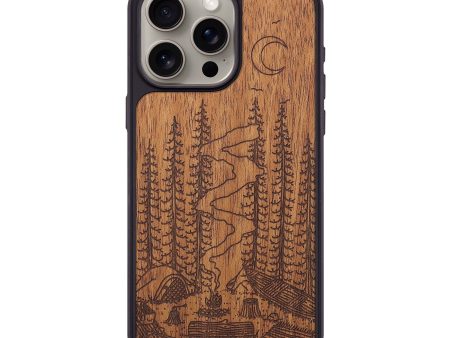 iPhone 15 Pro Max Wood+Resin Phone Case - Camp - Mahogany (Curated) Online now