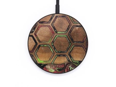 Circle Wood+Resin Wireless Charger - Chloe (Pattern, 708071) For Discount