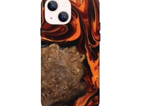 iPhone 14 ResinArt Live Edge Phone Case - Bob (Red, 708905) For Cheap