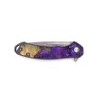 EDC Wood+Resin Pocket Knife - Edna (Cosmos, 709139) For Sale