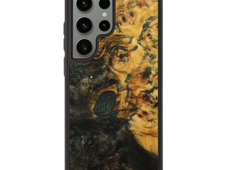 Galaxy S23 Ultra Wood+Resin Phone Case - Lisa (Wood Burl, 705582) Supply