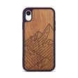 iPhone Xr Wood+Resin Phone Case - Mountain - Mahogany (Curated) For Cheap