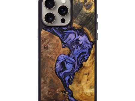 iPhone 15 Pro Max Wood+Resin Phone Case - Bryan (Mosaic, 706092) For Sale