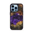 iPhone 14 Pro Wood+Resin Phone Case - Alison (Cosmos, 706116) For Sale