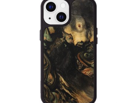 iPhone 13 Wood+Resin Phone Case - Rick (Green, 708494) Cheap