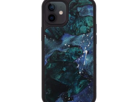 iPhone 12 Wood+Resin Phone Case - Sammy (Cosmos, 708223) For Cheap