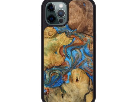 iPhone 12 Pro Wood+Resin Phone Case - Gerard (Mosaic, 708235) Fashion