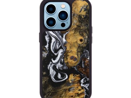 iPhone 14 Pro Wood+Resin Phone Case - Hayes (Mosaic, 708241) Cheap