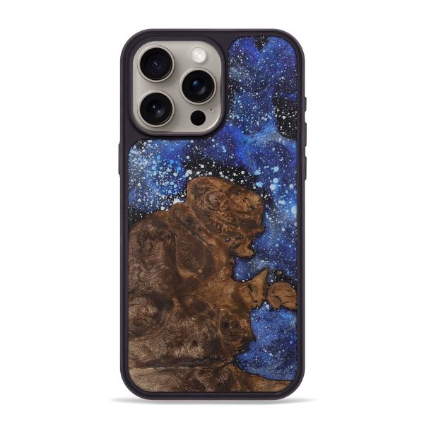 iPhone 15 Pro Max Wood+Resin Phone Case - Bennie (Cosmos, 709877) Online Sale