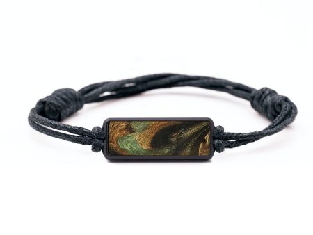 Classic Wood+Resin Bracelet - Brock (Green, 709175) Cheap